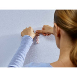 Adhesive screw for wall mounting
